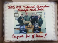Gabi - 2013 NVA National Champion Cake