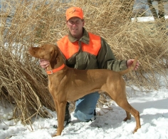 John Bacik & Bailey - 2nd Place, NSTRA Trial, Feb 2009